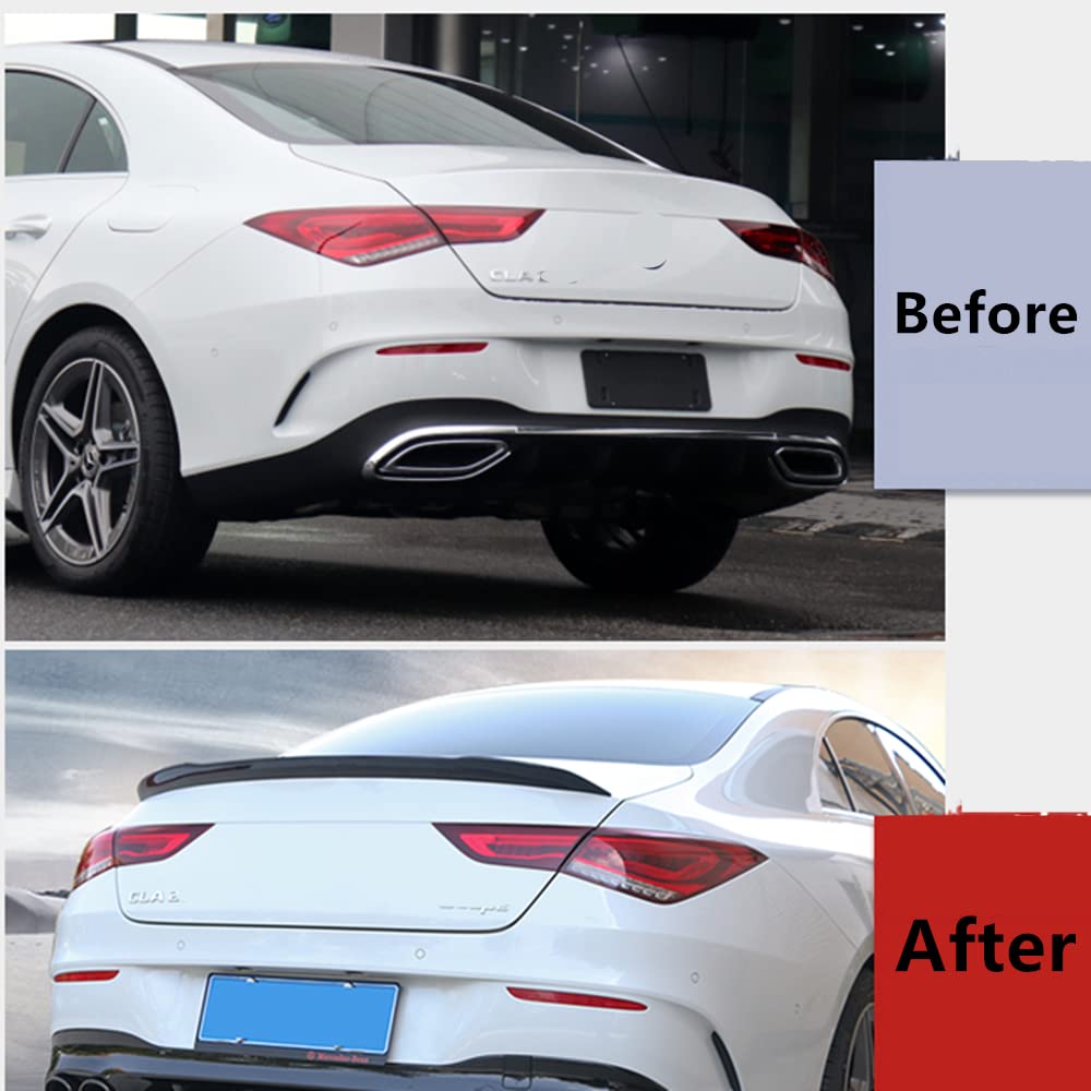 MUTUSAISI Gloss Black Rear Trunk Lip Spoiler for Mercedes CLA C118 CLA250 CLA35-AMG CLA45-AMG 2020-2025 Accessories