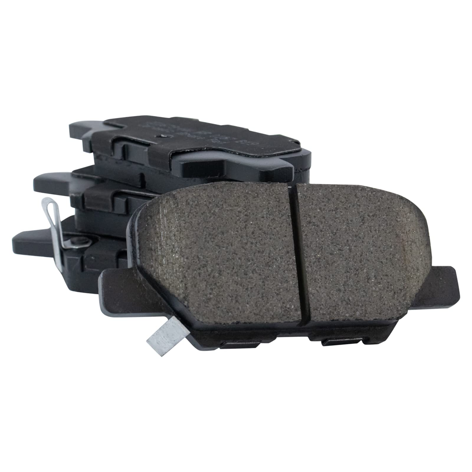 TRQ Rear Brake Pads Ceramic Compatible with 2014-2016 Mazda 3 2014-2015 6 2013-2019 Mitsubishi Outlander 2013-2020 Outlander Spo