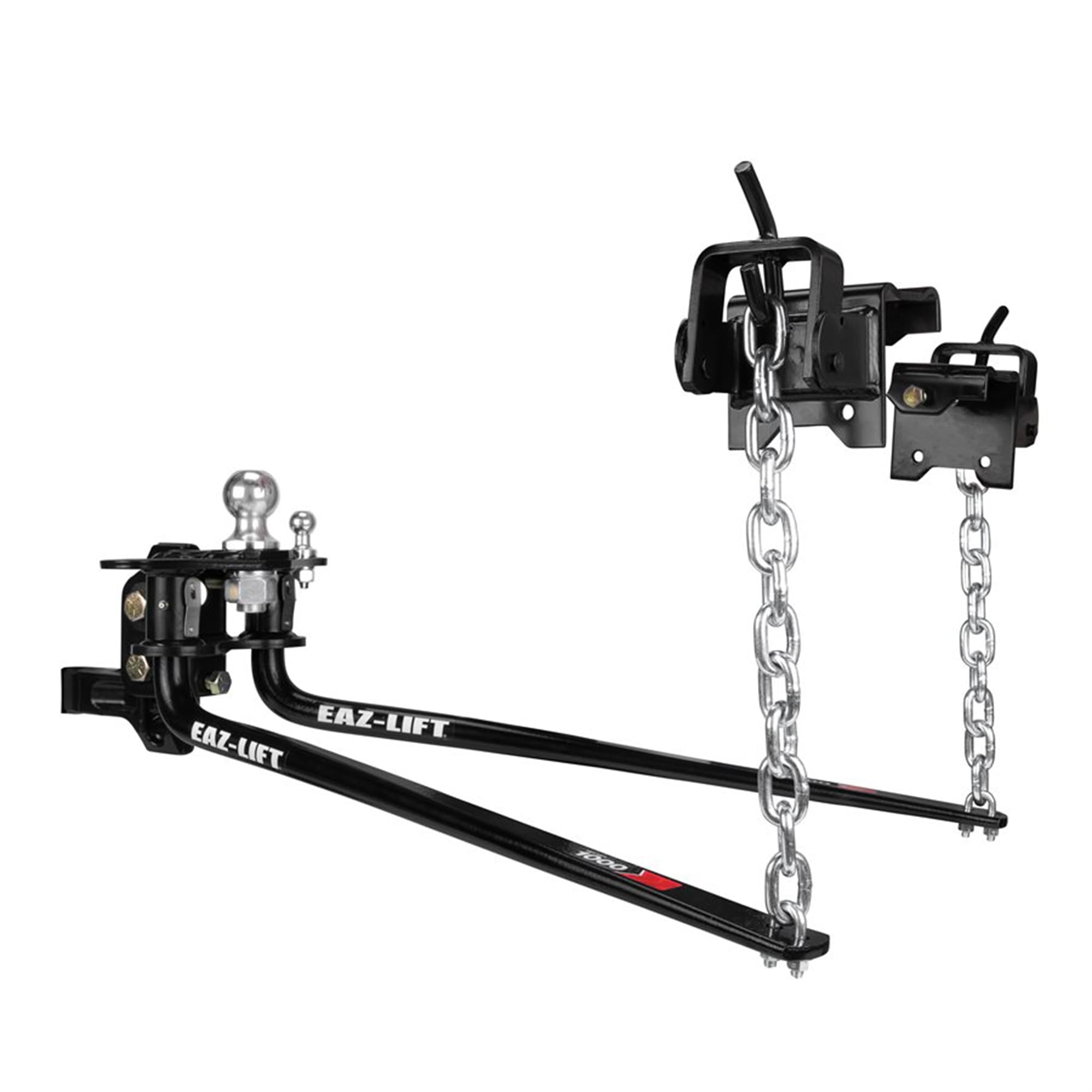 Camco Eaz-Lift Elite 1200 Pounds Weight Distribution Hitch Kit With External Or Adjustable Sway Control And Hitch Ball, Supports Up To 14000 Pounds