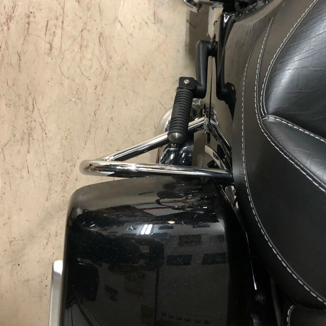 ECOTRIC Rear Highway Bars Compatible with 2014-2024 Indian Chief Chieftain Roadmaster Dark Horse Springfield Rear Saddlebag Cras