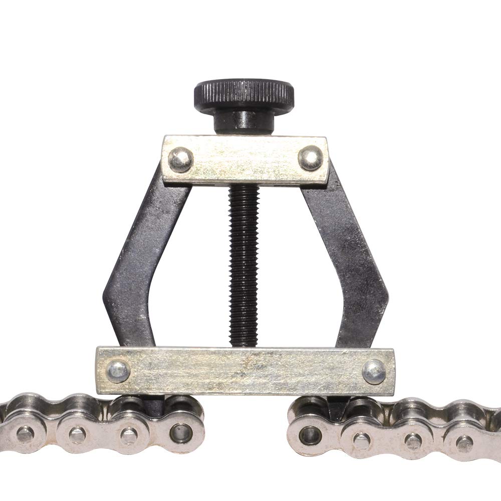 Aobbmok #25#35#41#40#50#60 415H,428H, 520,530 Roller Chain Connecting Puller Holder for Motorcycle Bicycle Go Kart ATV Chains Re