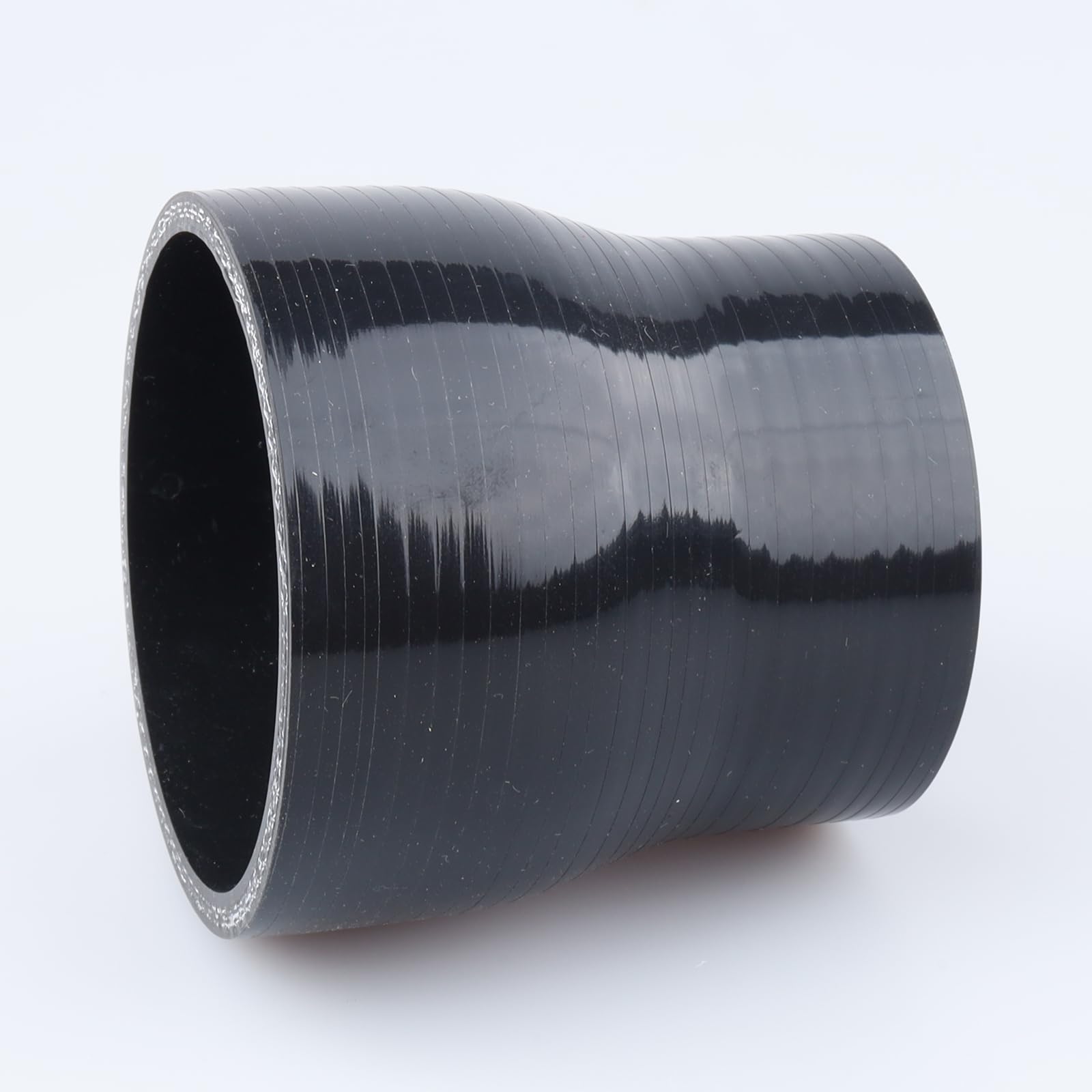 Ac Performance Id 2.75'' To 2.25'' (70Mm To 57Mm) Silicone Hose Straight Reducer 3-Ply Reinforced Black, 3'' Length