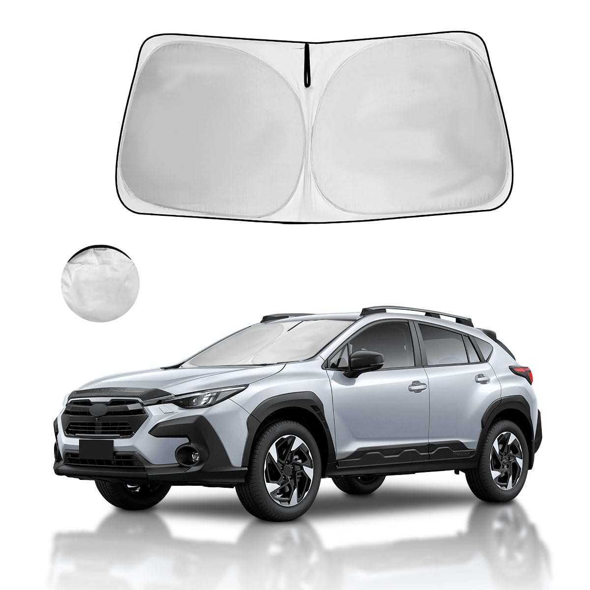 Hohuigo Windshield Sun Shade For Subaru Crosstrek Window Sunshade Fit 2018-2025 Subaru Crosstrek 2.0I, 2.0I Premium, 2.0I Limite