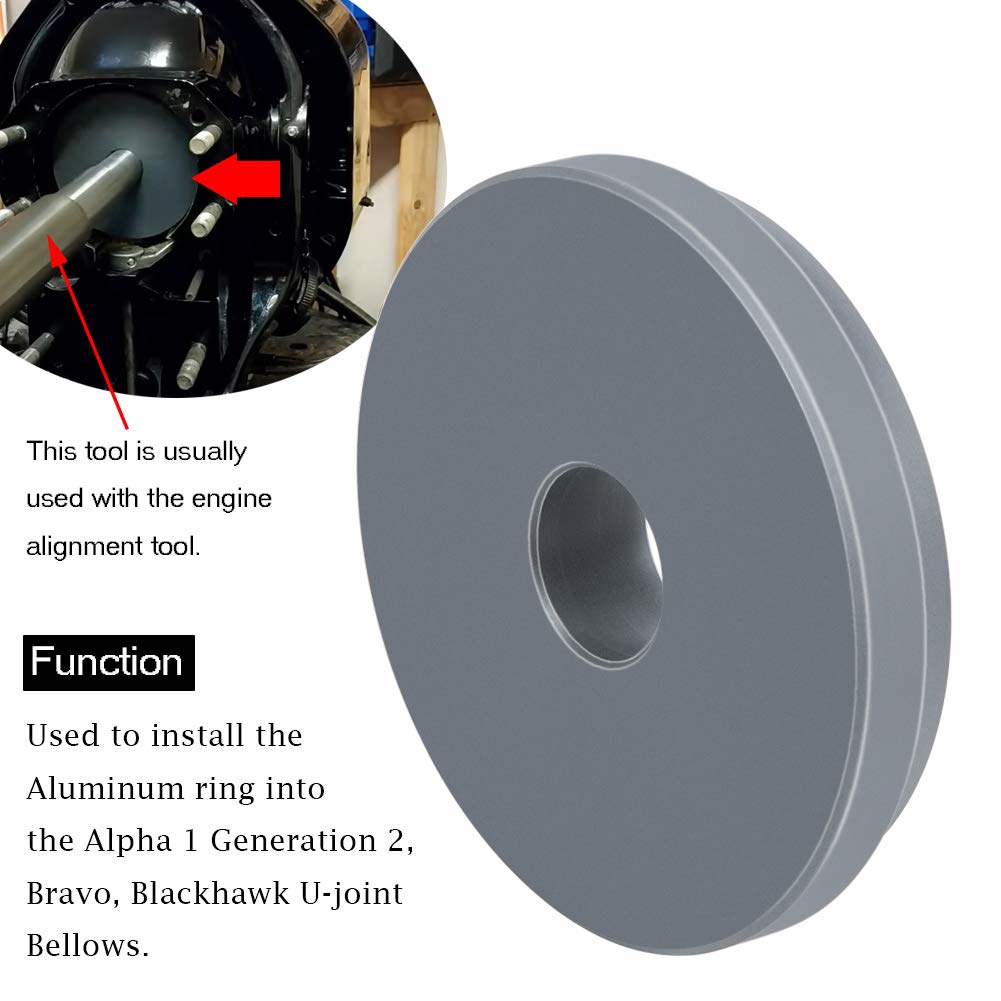 Bellow Retainer Ring Install Tool For Alpha 1 Gen 2, Bravo And Blackhawk U-Joint Bellows Replaces Mercruiser 91-818162, Merc