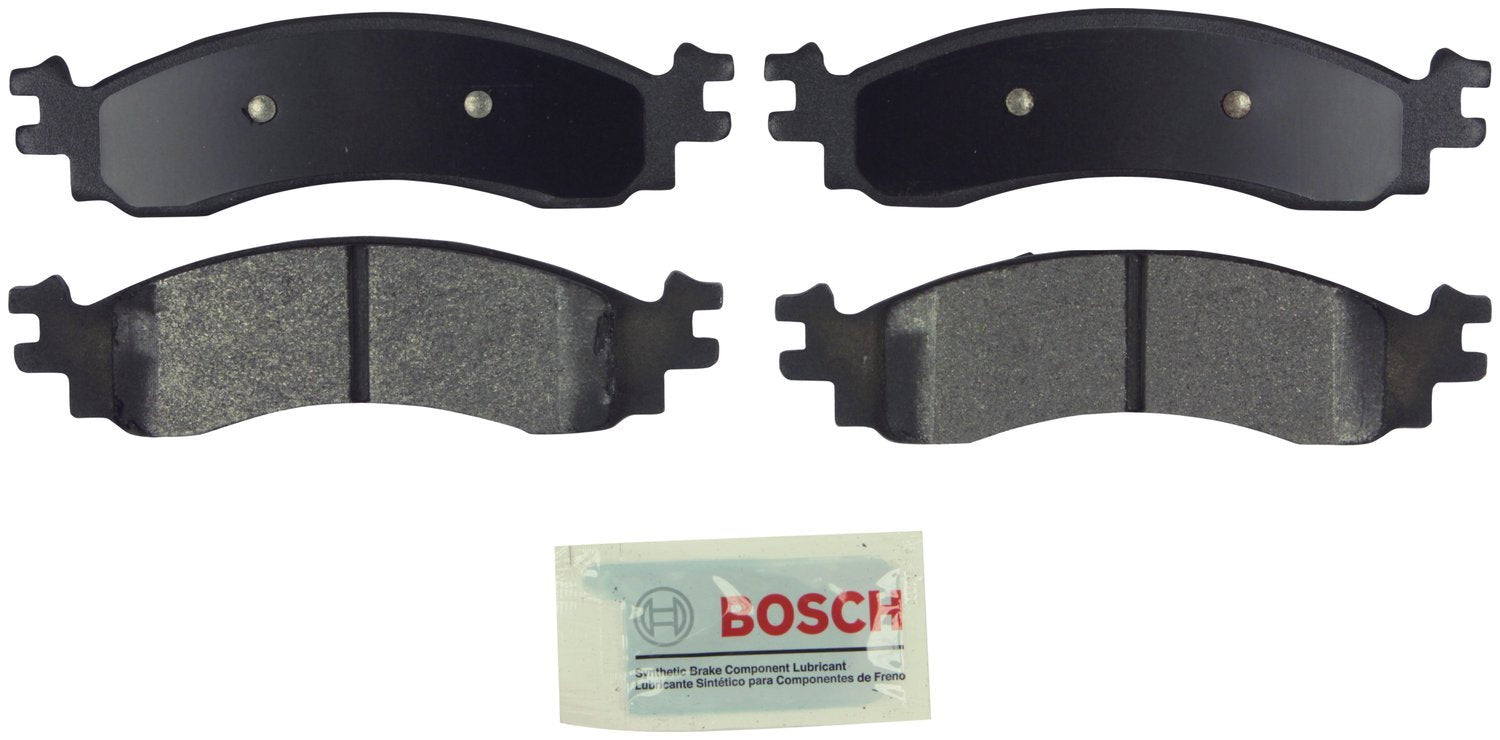 BOSCH BE1158 Blue Semi-Metallic Disc Brake Pad Set - Compatible With Select Ford Explorer, Explorer Sport Trac, Taurus; Mercury 