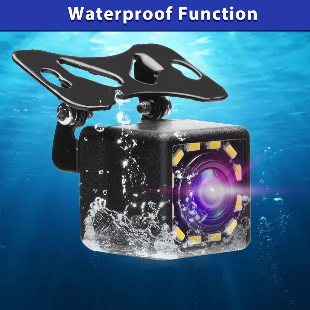 Podofo Ahd Backup Camera For Cars 720P 170 Wide View Angle Reverse Camera Parking Rear Camera Systems Automotive Camara For Univ