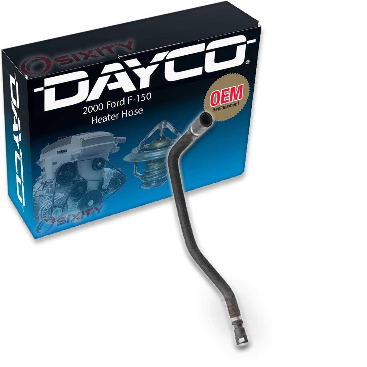 Dayco Heater To Intake Manifold HVAC Heater Hose compatible with Ford F-150 4.6L 5.4L V8 2000-2003
