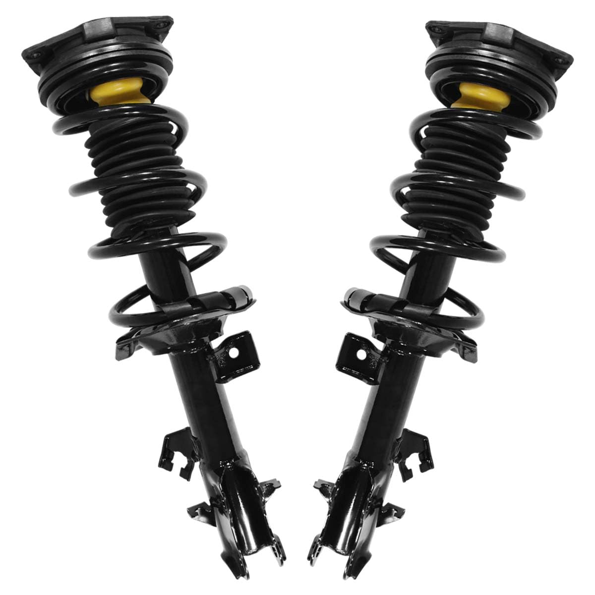 Autoshack Front Complete Struts Coil Springs Assembly Pair Of 2 Driver And Passenger Side Replacement For 2007 2008 2009 2010 2011 2012 Nissan Versa 1.6L 1.8L Fwd Cst100426Pr