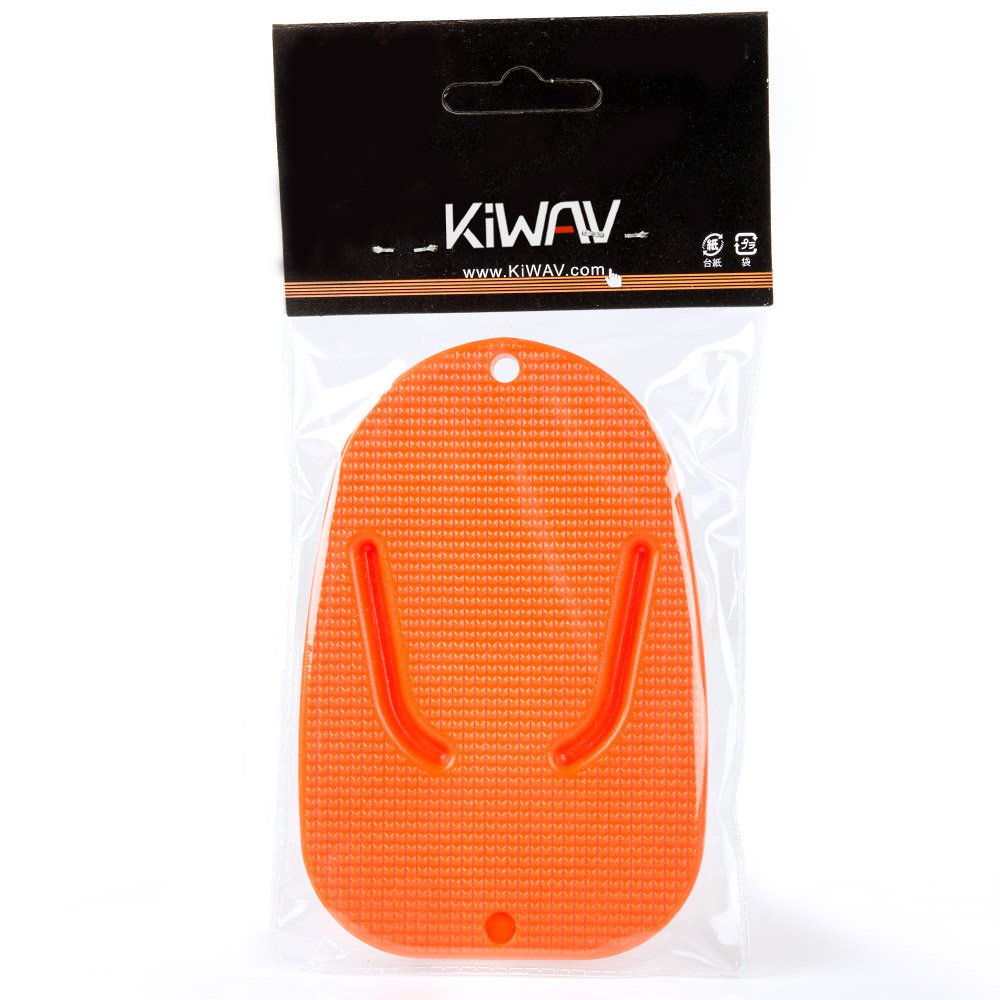 KiWAV Motorcycle Motocross Kickstand pad Support Orange x1 Piece Soft Ground Outdoor Parking Anti Sinking