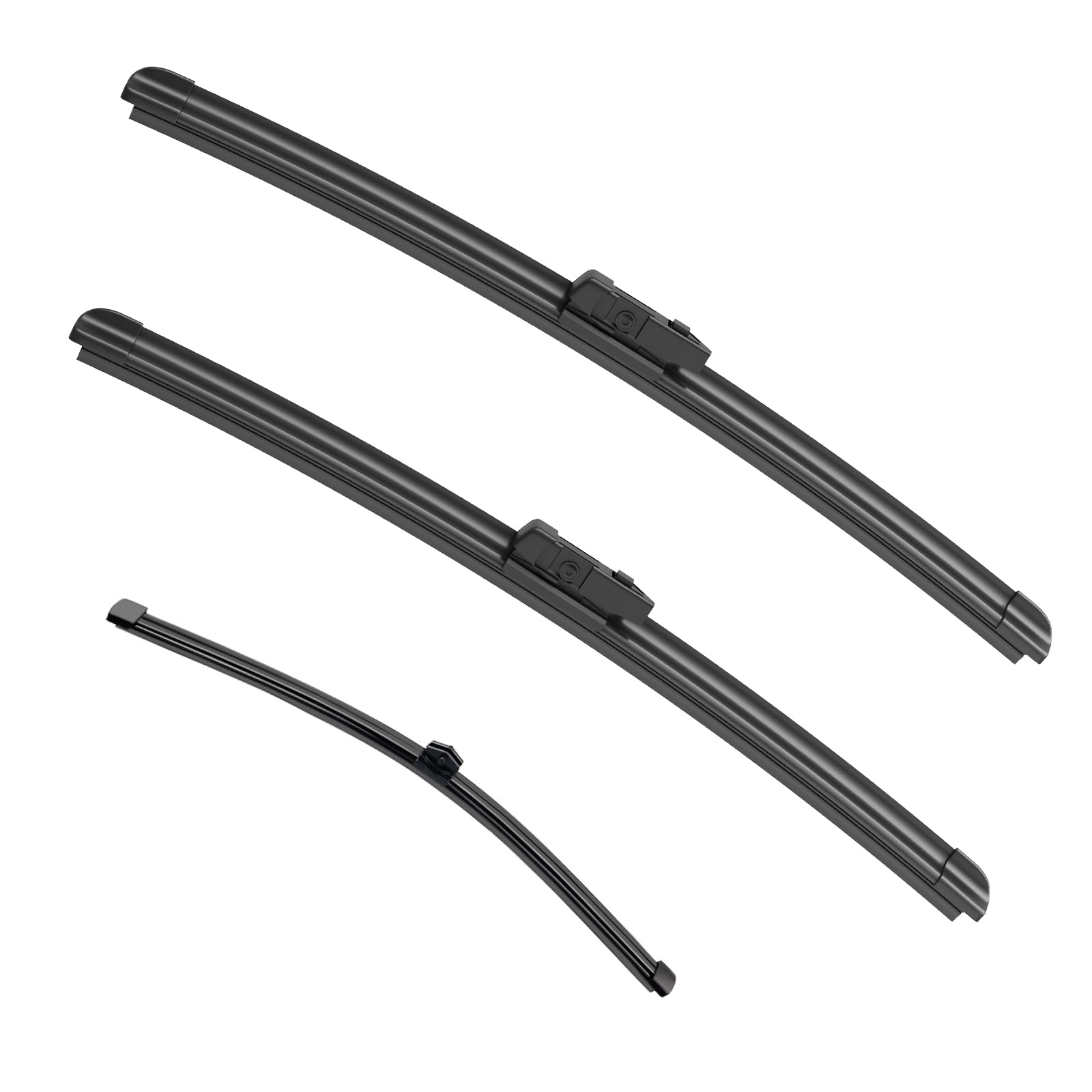 Anikluim 27''+20'' Wiper Blades With 15'' Rear Wiper Blade Set Replacement For 2017-2023 Audi Q7 Sq7 Windshield Wipers Original 