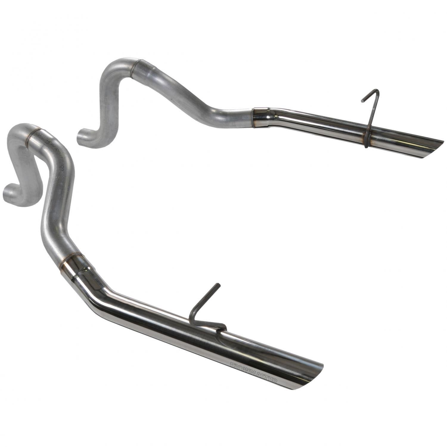Flowmaster 815814 Prebent Exhaust Tailpipe Kit, 2.5'' Rear Exit, Pair; Stainless
