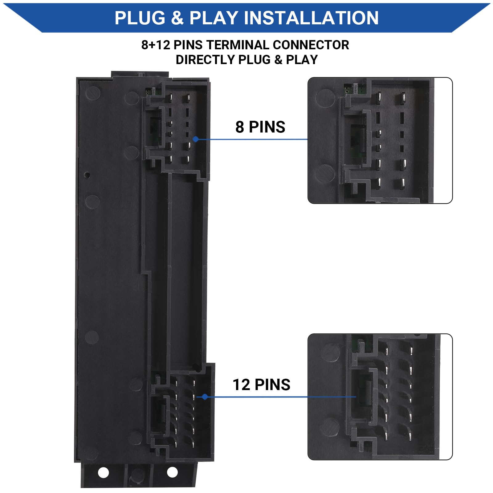 Obaee Car Power Window Switch Control Open Button Compatible With 2000 2001 2002 Chevy Tahoe Suburban Silverado Avalanche Gmc Yu