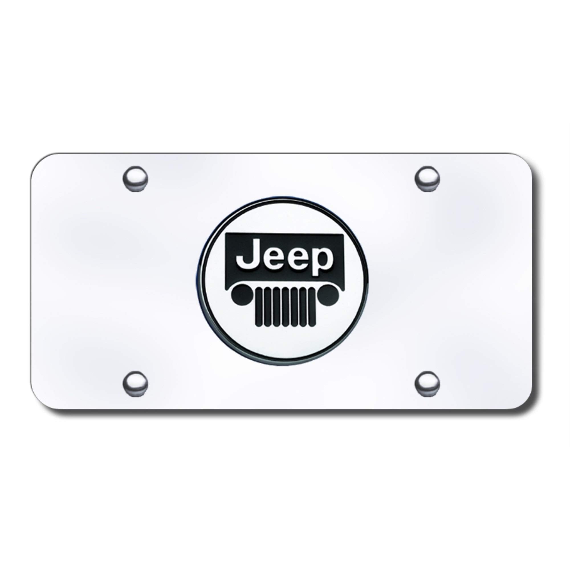 Au-Tomotive Gold Auto Gold Jeecc Jeep Logo Chr/Chr Plate