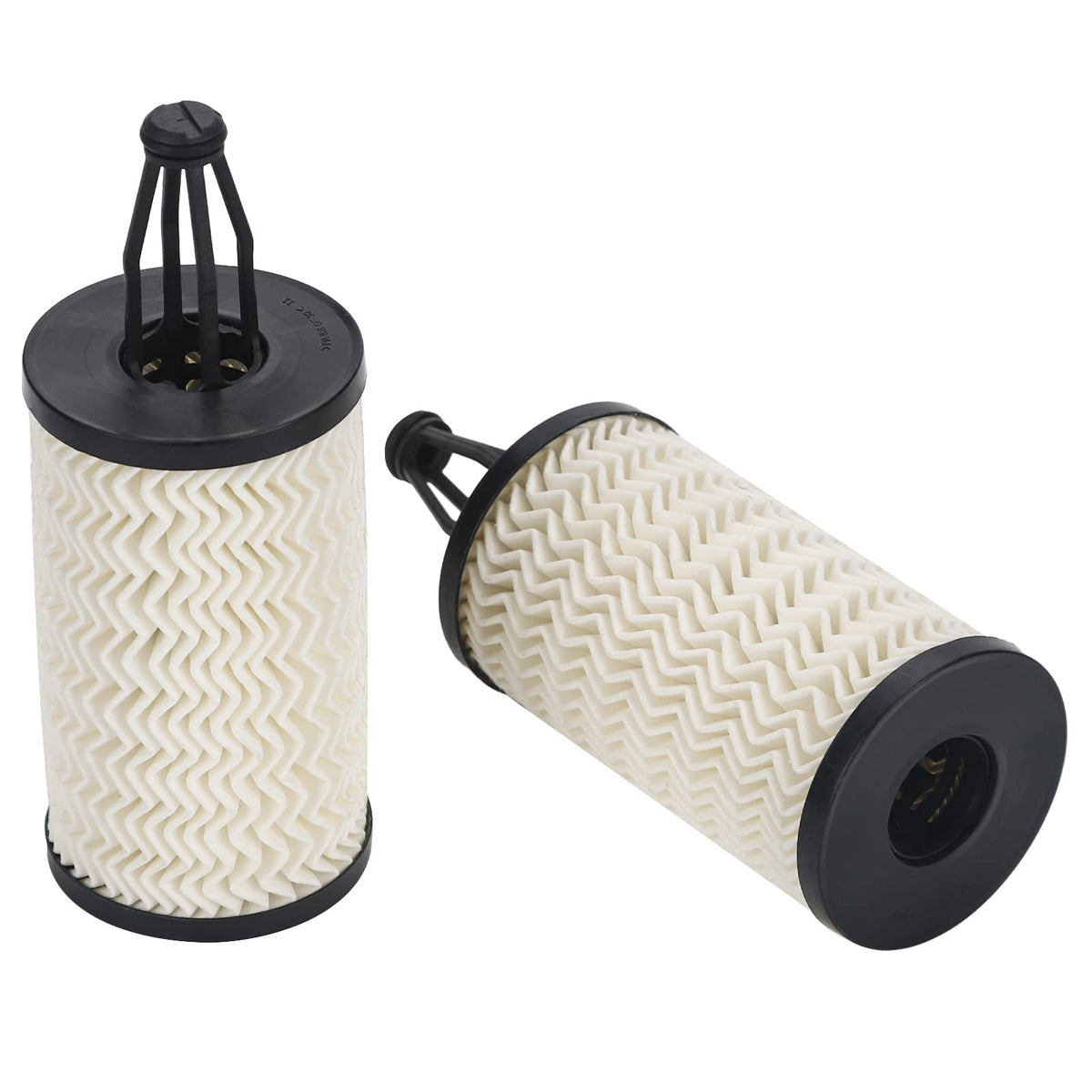 2 Pcs Engine Oil Filter Compatible With Mercedes-Benz C, CLS, E, CLE, S, ML, SL Series, Replace #2761800009
