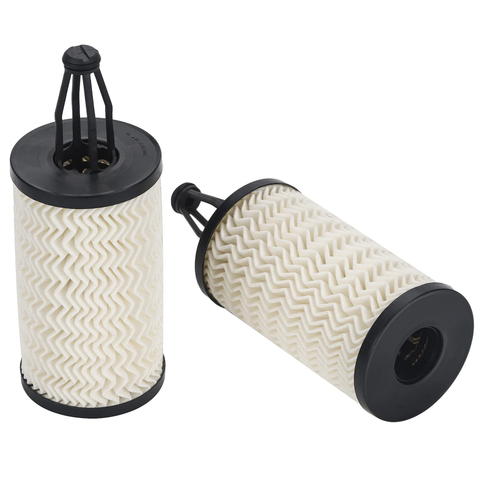 2 Pcs Engine Oil Filter Compatible With Mercedes-Benz Vehicle C, Cls, E, Cle, S, Ml, Sl Series, Replace #2761800009