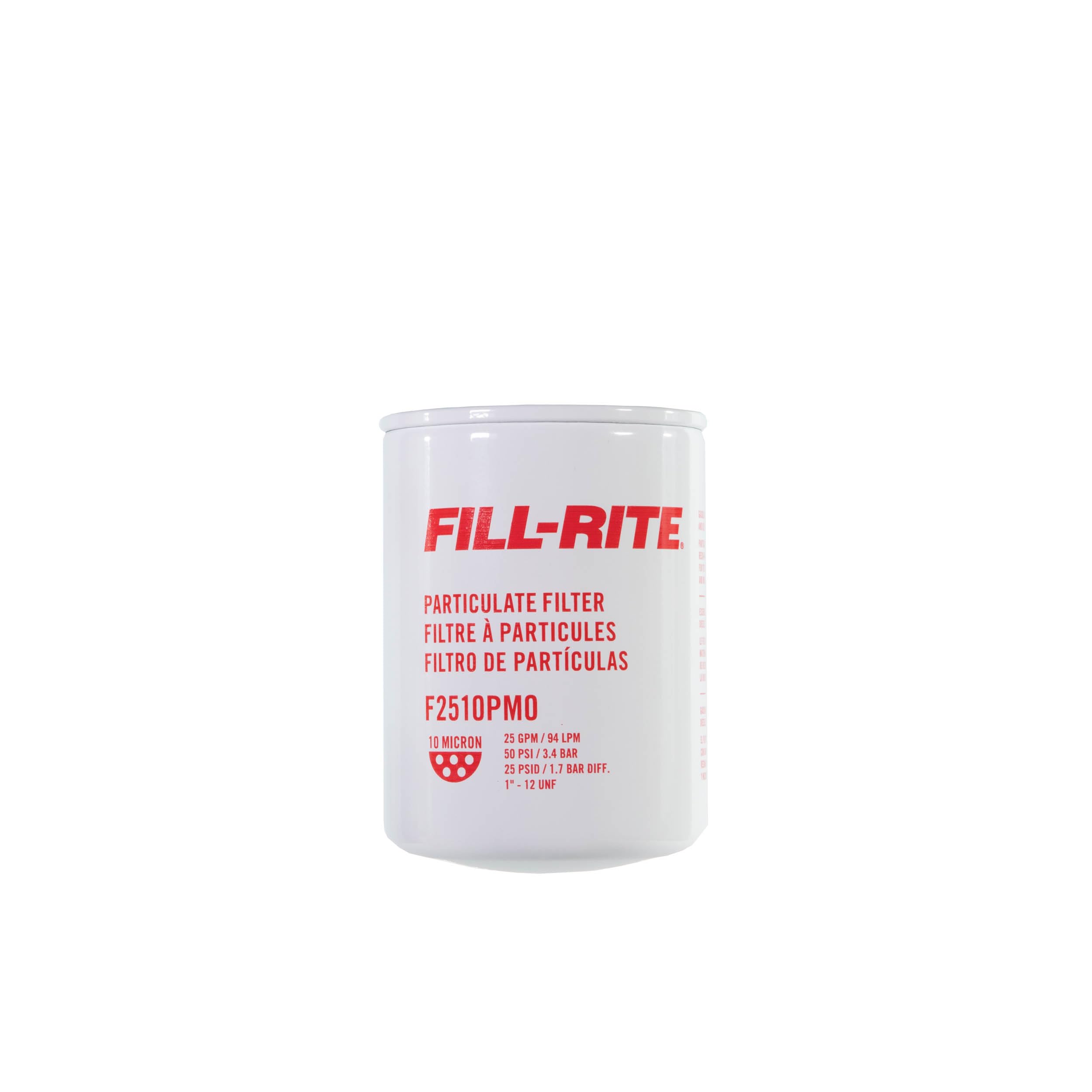 Fill-Rite F2510PM0 1 - 12 UNF 25 GPM (94 LPM) 10 Micron Particulate Spin-On Multi Fuel Filter