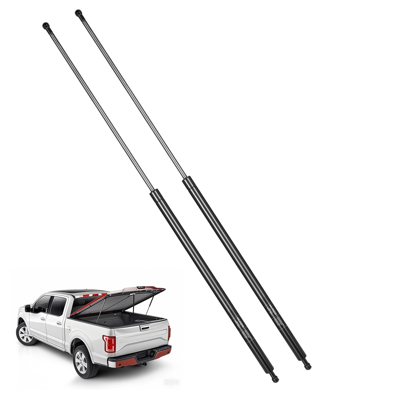 HUOPO 35 Inch 40 lb 178 N Gas Strut Shock 35'' Lift Support for Tonneau Cover Camper RV Bed Basement Storage Doors Hatch Boat Li