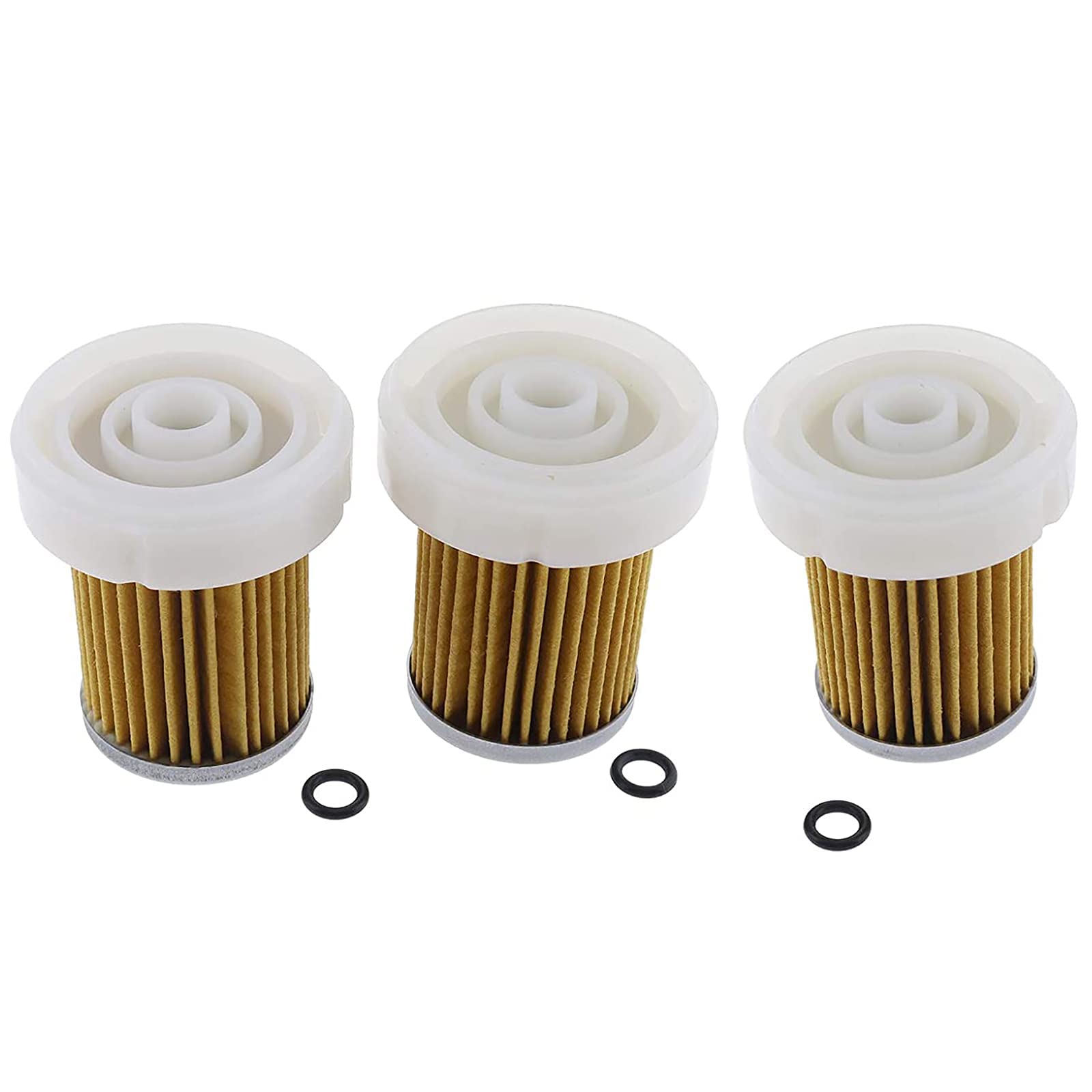 DVPARTS 3 Pcs Fuel Filter with 6A320-59930 6A320-58830 for Kubota B1410 RTV900 L320 B3030 B7400 L3800DT L3800F RTVX1120DW RTVX11