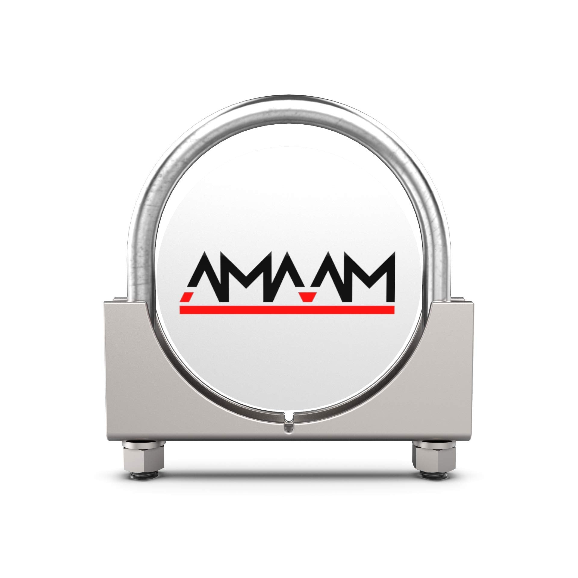 Heavy Duty Saddle Style U-Bolt Muffler Clamps With Anti-Rust Coat And Multiple Uses (2 3/4)