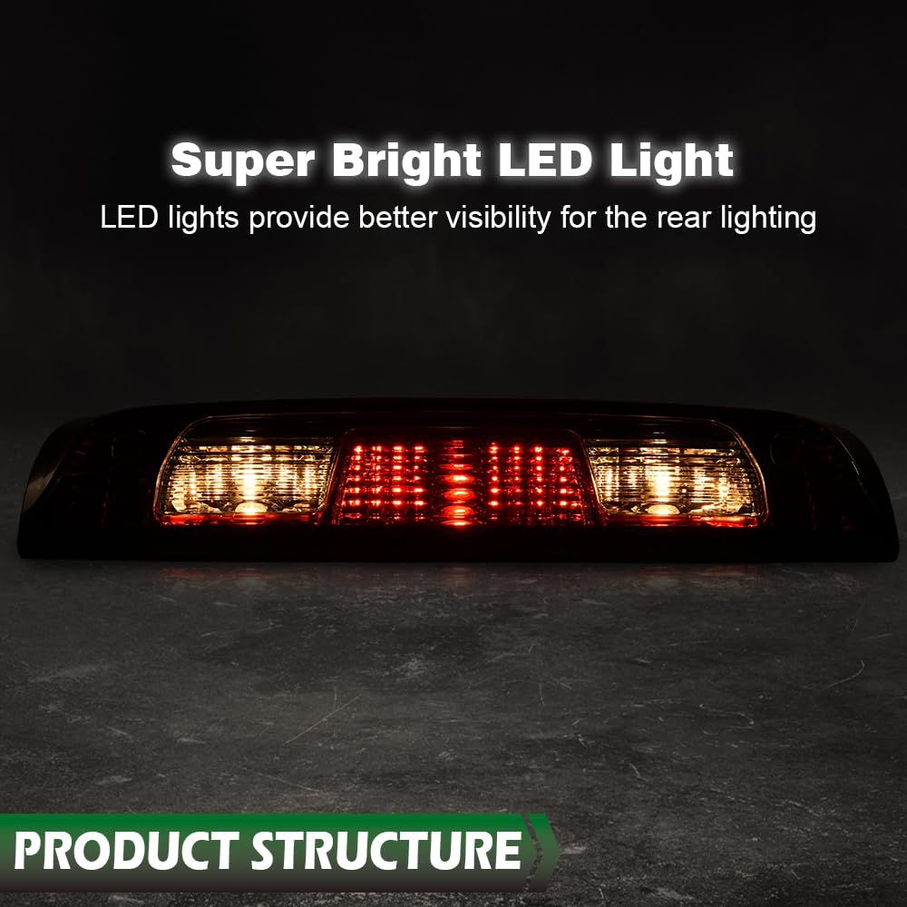 Grand Orange Third Brake Stop Light Cargo Lamp Compatible With 2015-2021 Chevy Silverado Gmc Sierra 1500 2500 3500 84900397,2350