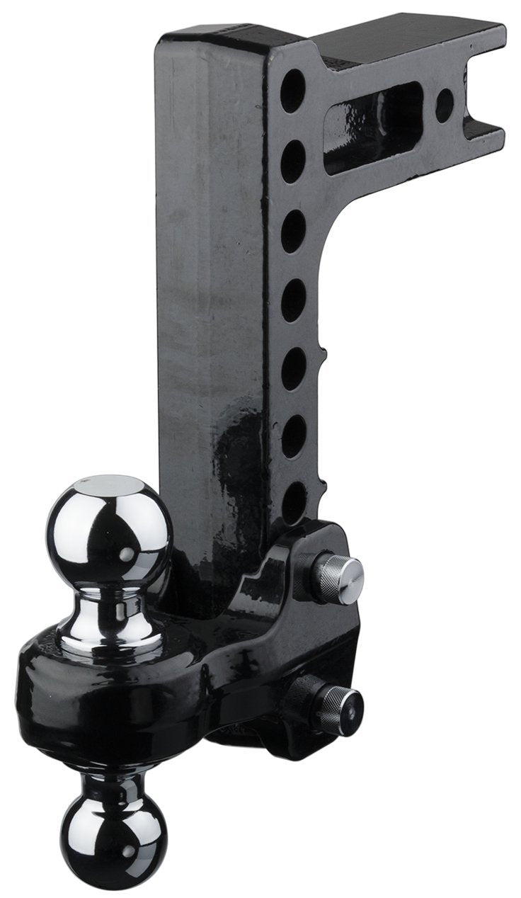 Equalizer Fastway Flash Solid Steel 49-00-5625 Adjustable Steel Ball Mount With 6 Inch Drop, 2.5 Inch Shank, And Chrome Plated B