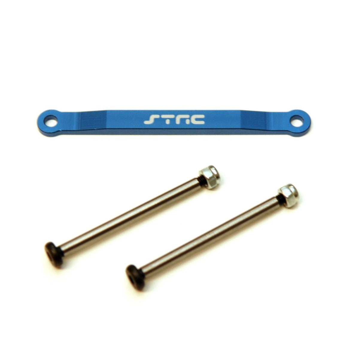 Hrp Strc Aluminum Front Hinge-Pin Brace Kit With Lock Nut, Blue, Strt2532Xb