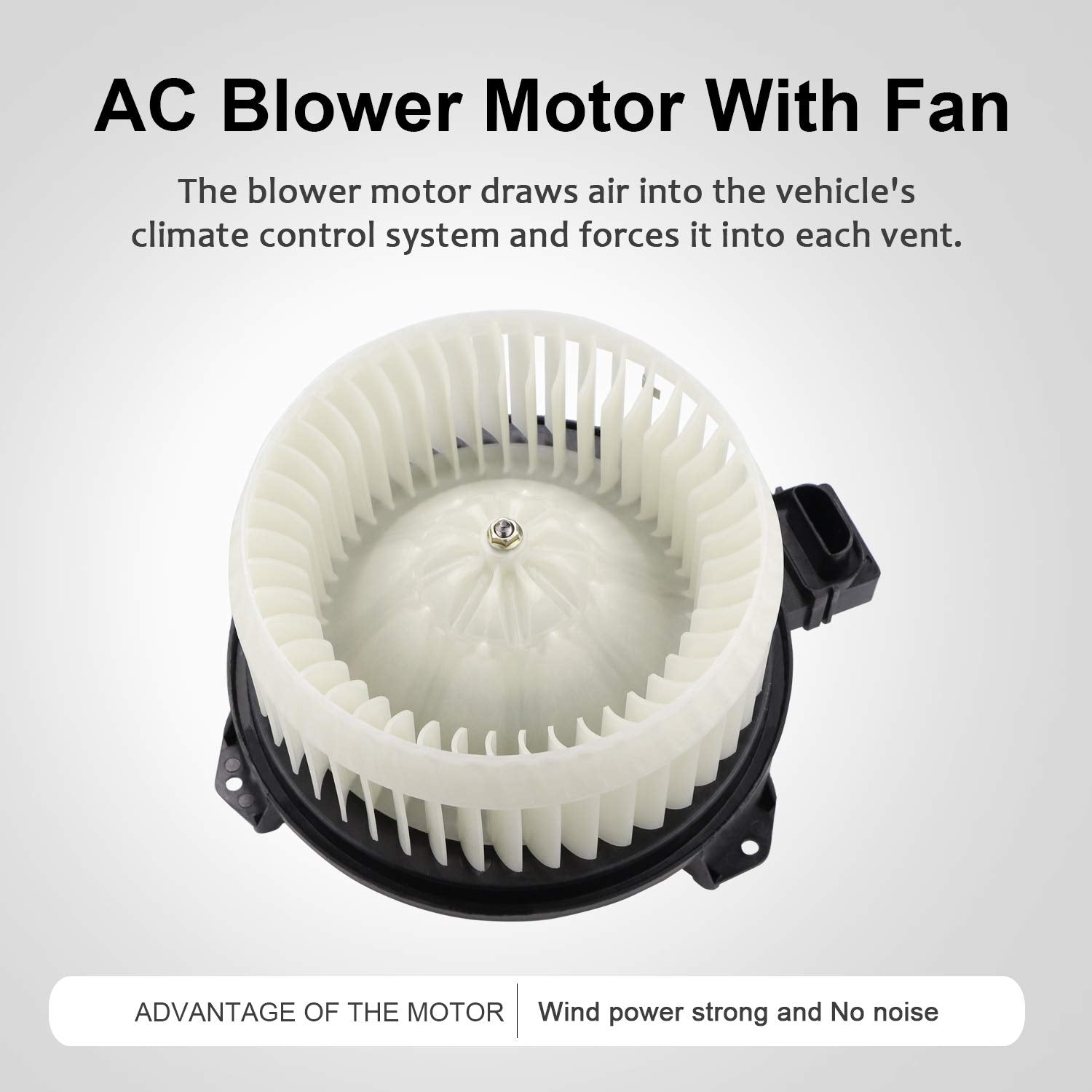 Ac Heater Blower Motor Fits For Honda Civic 2006 2007 2008 2009 2010 2011, Jeep Wrangler 2007-2010, Replaces 700194, 79310Snaa01, 79310-Sna-A01, 615-50106