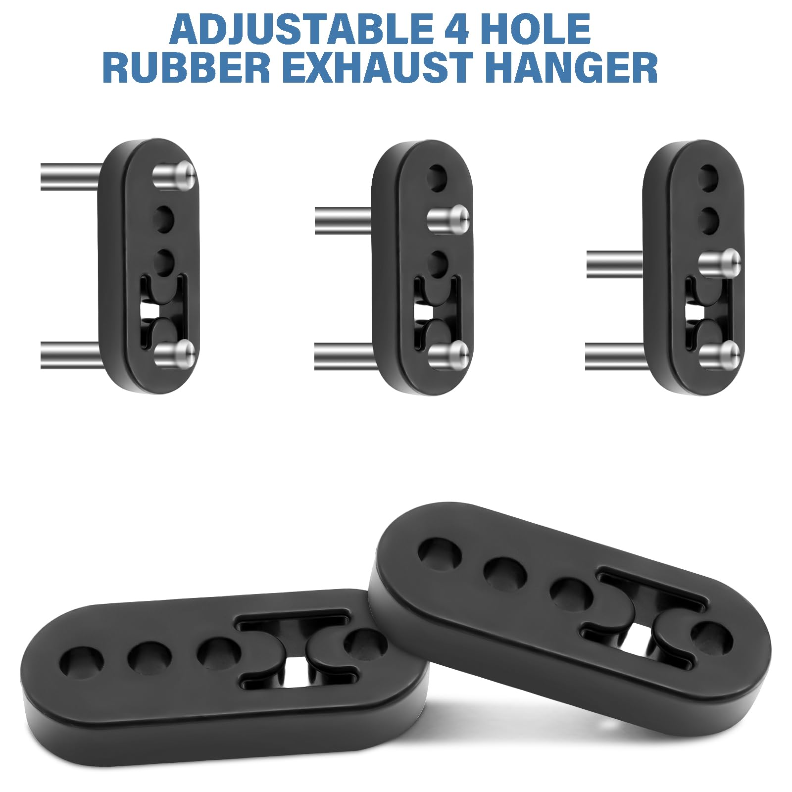 Universal Muffler Hanger Removal Pliers And 4 Hole Hanger Rubber Kit, Hanger Rubber Insulator Removal Tool (5Pcs)