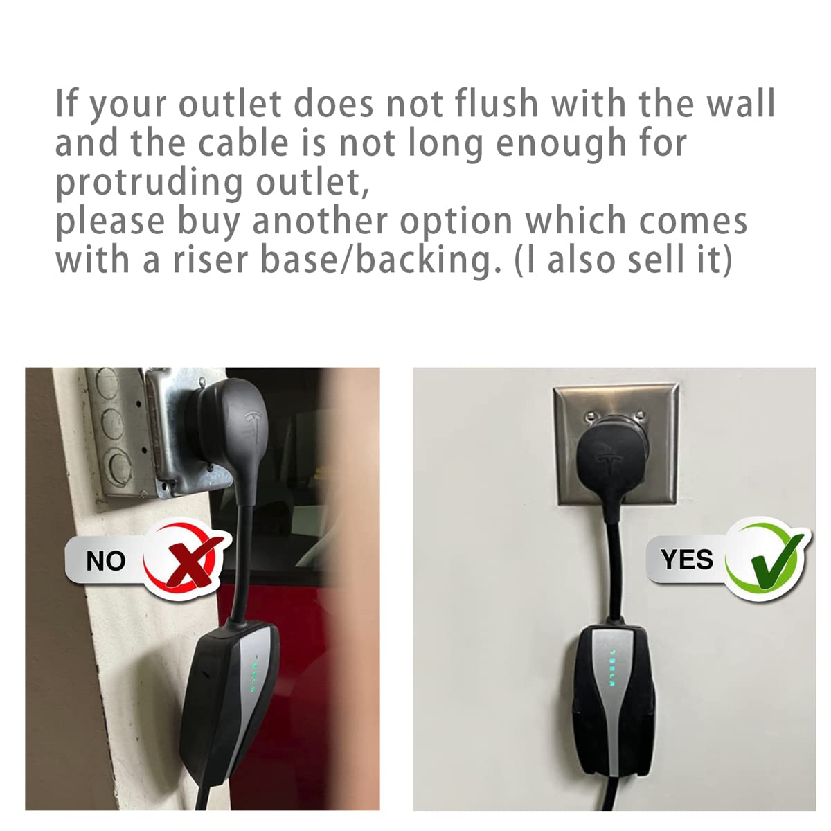 Pheoker Tesla Mobile Charger Wall Mount Cable Organizer Bracket With Umc Holder Fit Tesla Gen 2 Mobile Connector Charging Cable Cord Model 3 Y X S