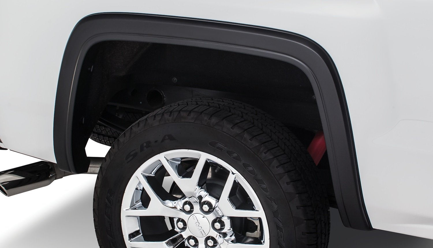 Bushwacker 40084-02 Black Oe-Style Smooth Finish Rear Fender Flares For 2007-2013 Gmc Sierra 1500 | Fits 69.3 In. Bed