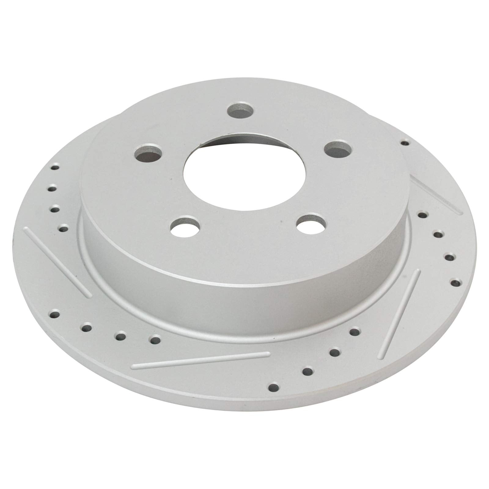 Trq Rear Performance Brake Rotor Drilled Slotted Pair Set For Alero/Century/Grand Am/Grand Prix/Impala/Intrigue/Montana/Monte Ca