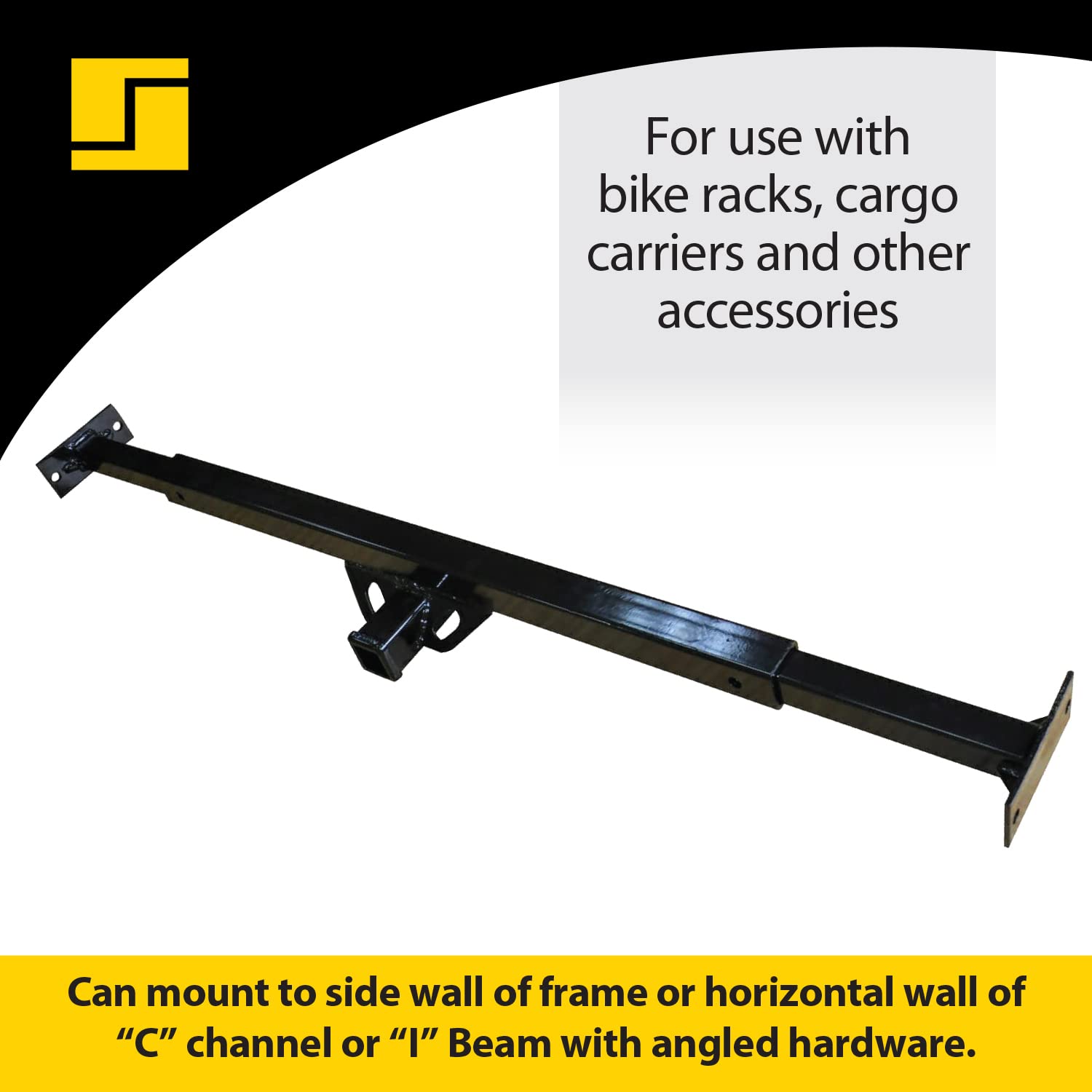 Stromberg Carlson CC-300 Adjustable Accessory Hitch - Hitch Receiver for Bike Rack and Carriers, Ideal for Back of Camper, Trave