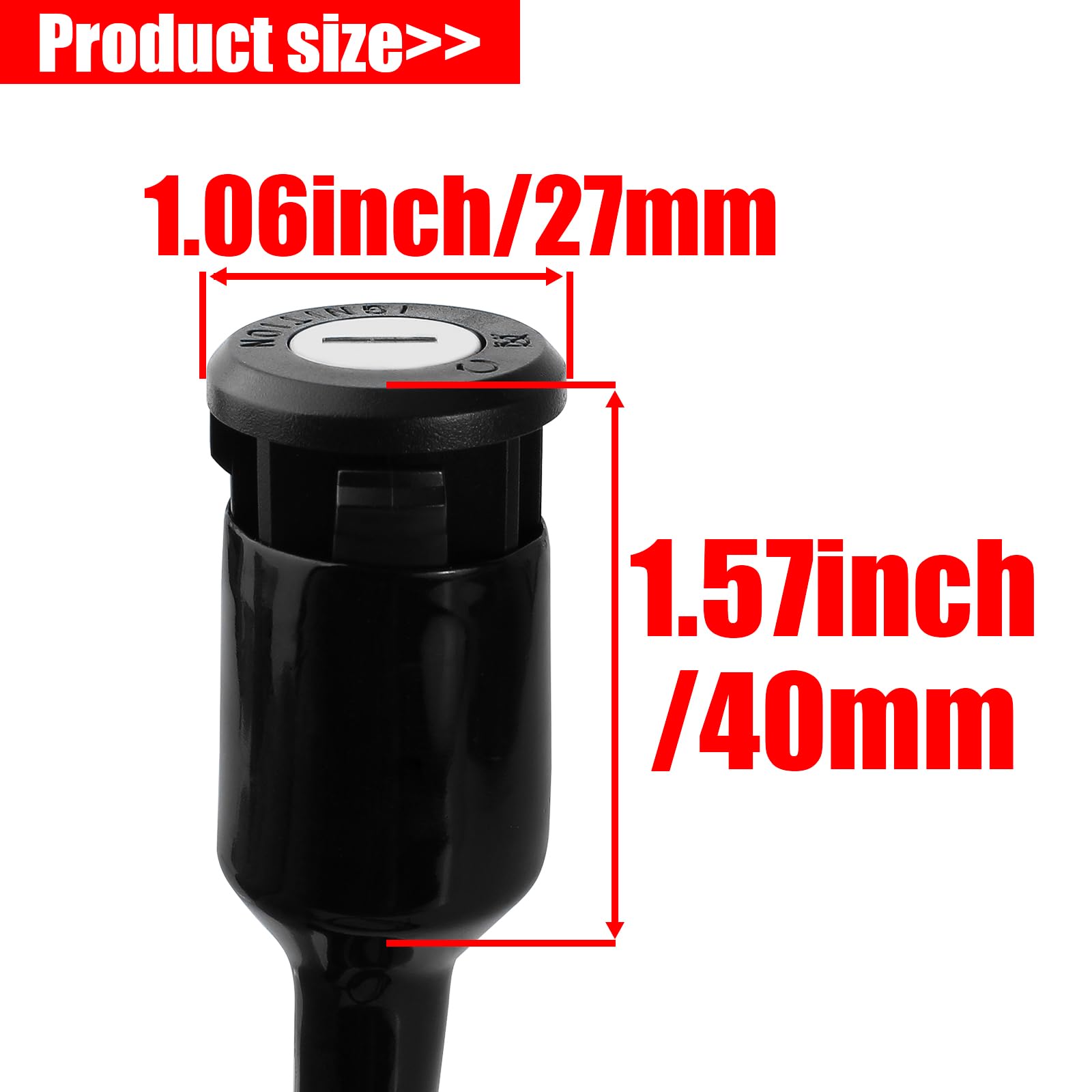 Yofmoo Ignition Key Switch For Big Red Atc250Es 35010-Ha0-680 35010-Ha0-681 35100-Ha0-027 1985-1987 Atv Bike