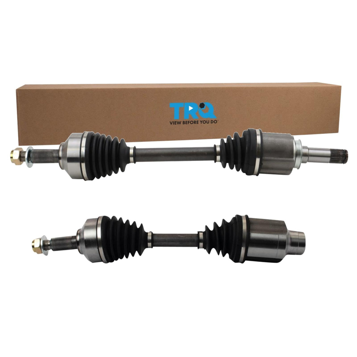 Trq Front Cv Axle Shaft Assembly Set Compatible With 2014-2015 Ford Flex 2013-2016 Police Interceptor Sedan Taurus Lincoln Mks 2