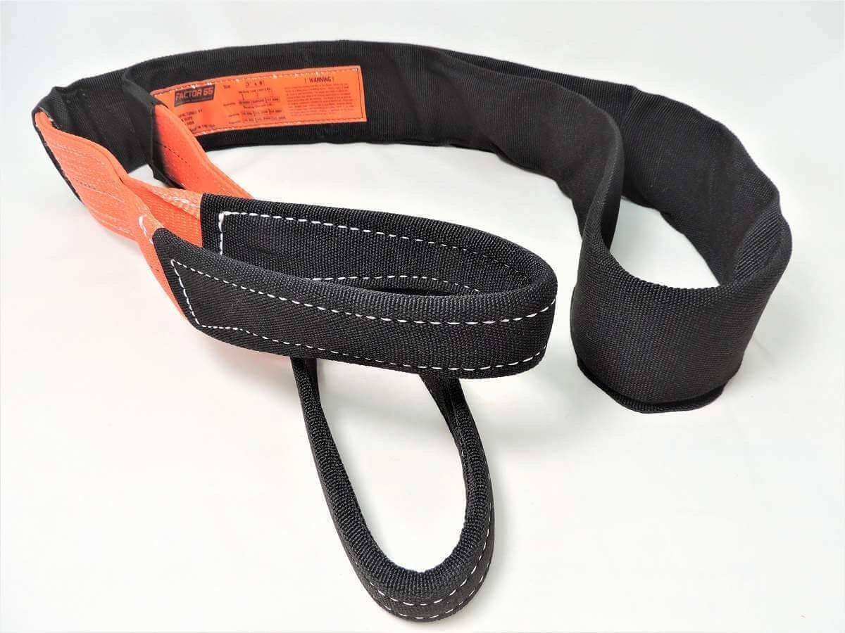 Factor 55 Tree Saver Low Stretch Polyester Strap, 3' Width X 8' Length