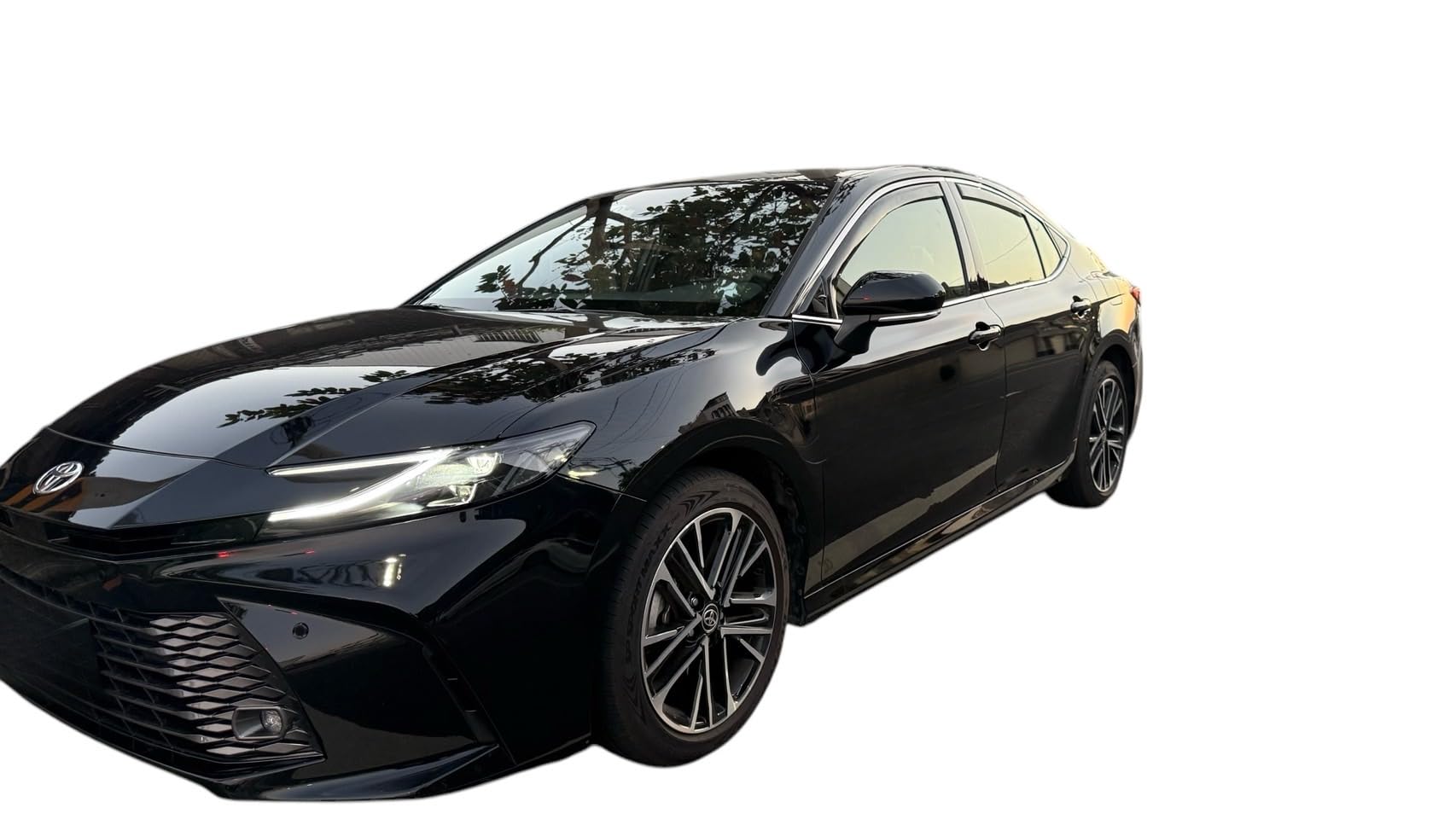 Optimal Co In-Channel Rain Guards for Toyota Camry 2025-2026, Black Acrylic Visor Deflectors, Model TYCMVS25C