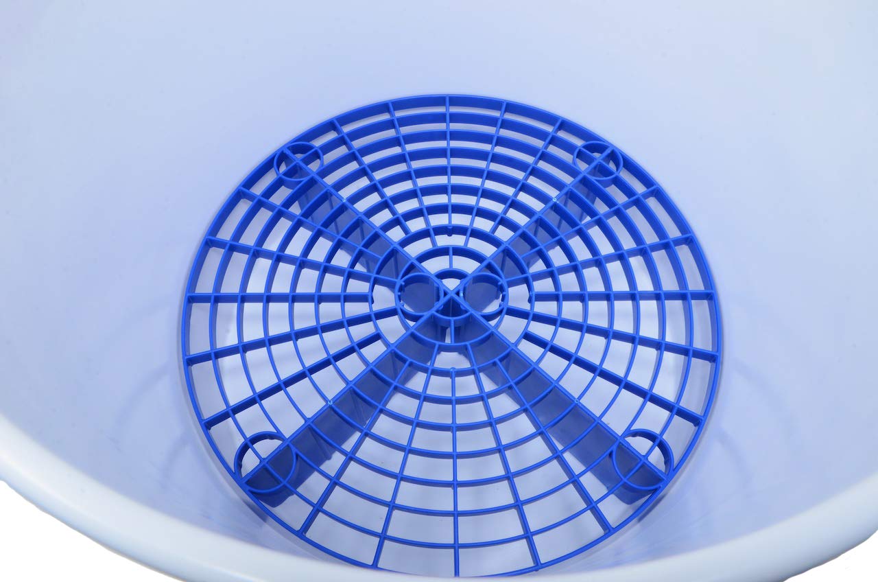 Grit Guard The Insert - Fits 12 inch Diameter Bucket, Red (Blue)