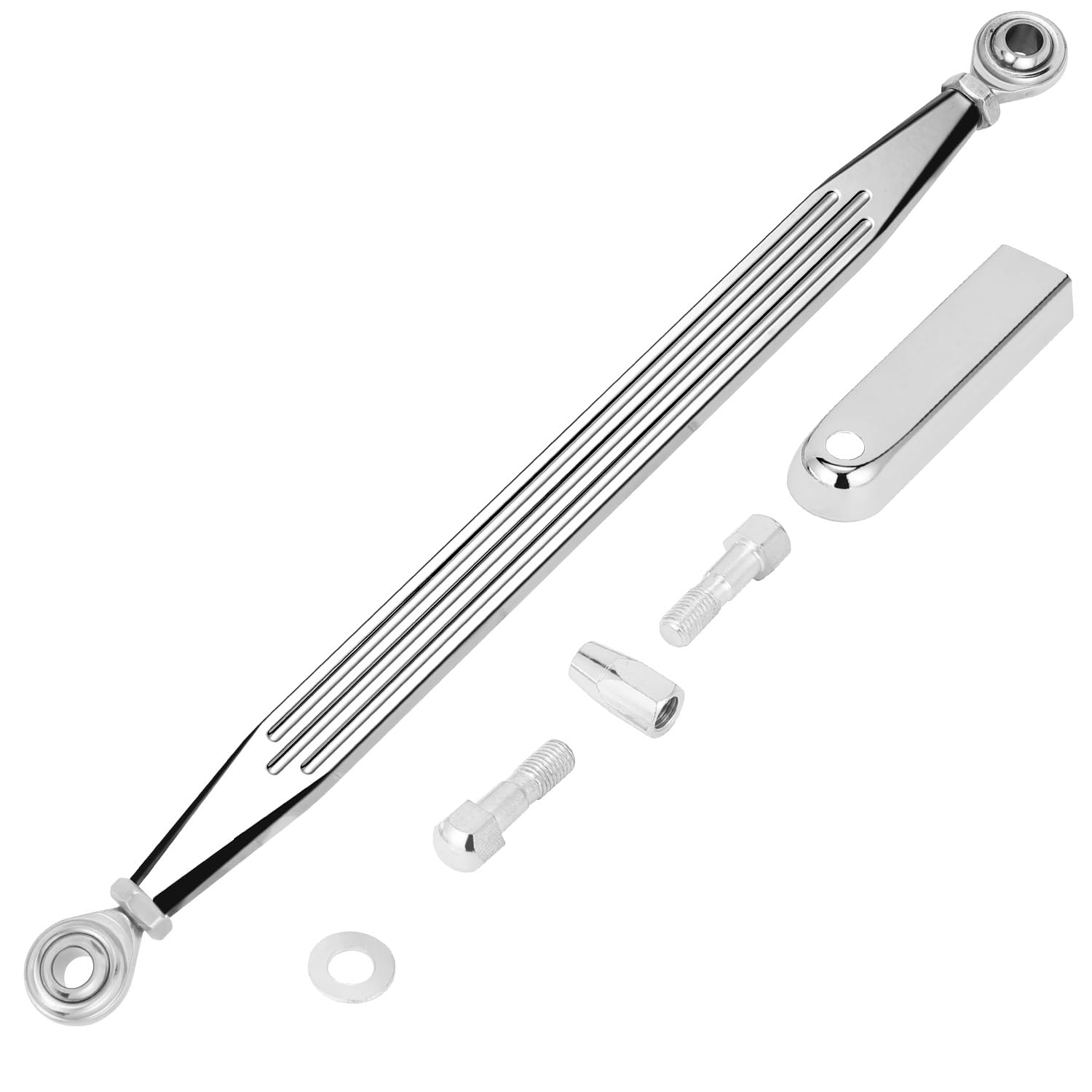 AILMOTO 2024 Chrome Shift Linkage Compatible for Harley Davidson Touring Street Glide, Electra Glide, Road Glide, Road King, Sof