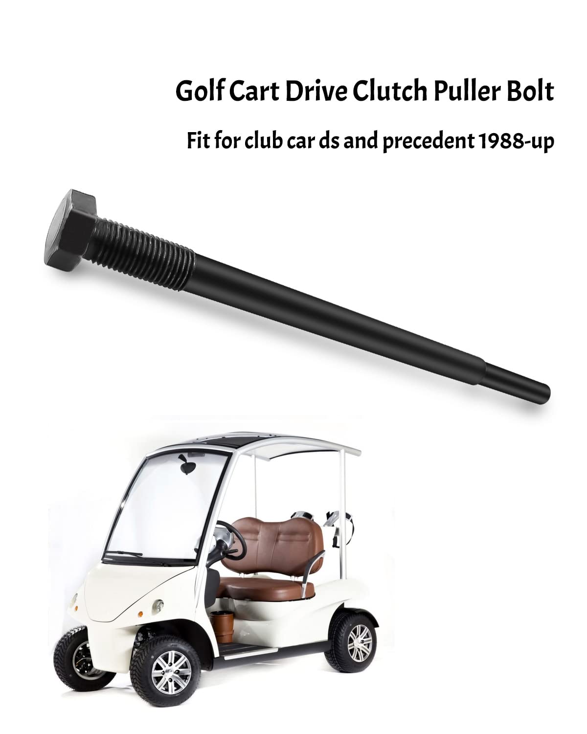 Ochiki Golf Cart Drive Clutch Removal Tool Fit For Club Car Ds & Precedent 1988-Up, Clutch Puller Bolt Tool Replace 1014496 5707