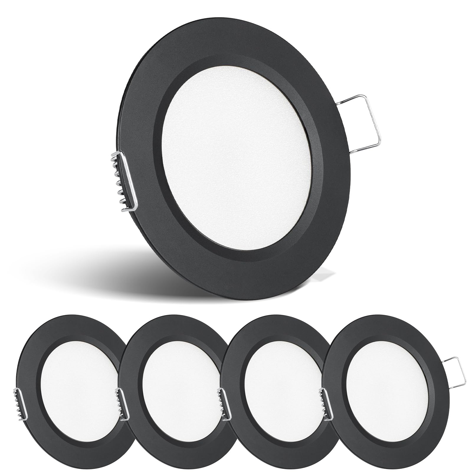 acegoo RV Recessed Ceiling Light 2-3/4    12V Dimmable LED Puck Light for Campervan Truck Caravan Boat Roof Under Cabinet Lighti