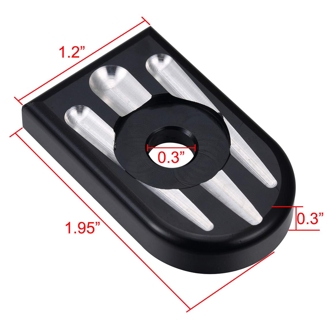 Amazicha Stainless Steel Seat Bolt Screw Cover Tab Mount Knob Black Kit Compatible For Harley Davidson 1996-2024