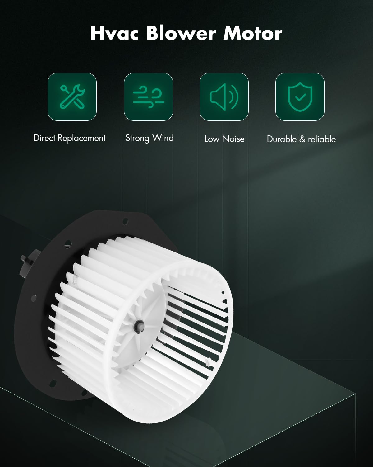 Scitoo 700146 Front Hvac Blower Motor With Fan Cage For Ford For Bronco,For Ford For F-150,For Ford For F-250,For Ford For F-250