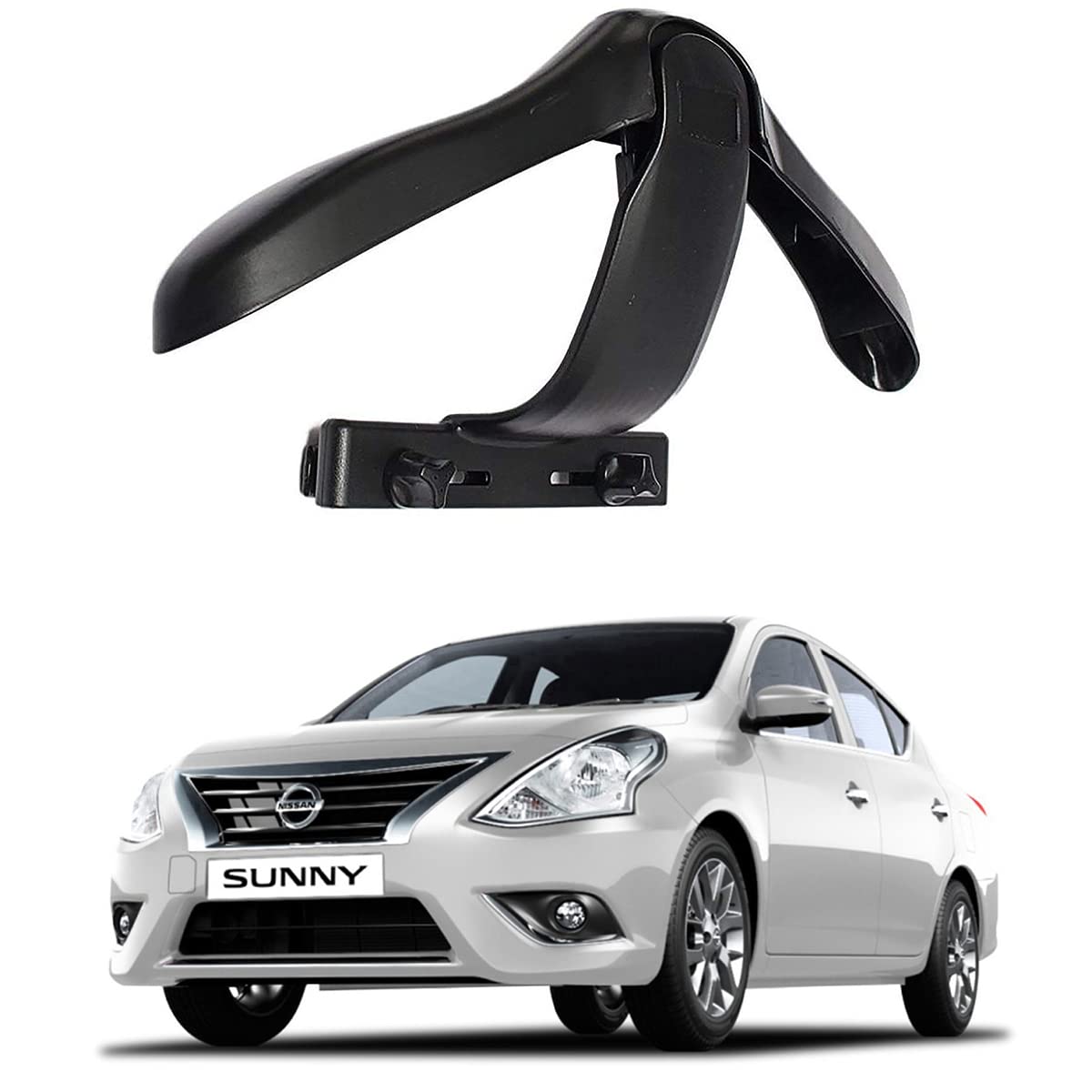 Oshotto CH04 Detachable Headrest Car Coat Hanger Back Seat Clothes Holder for Suit Coats Blazer Jackets Compatible with Nissan 