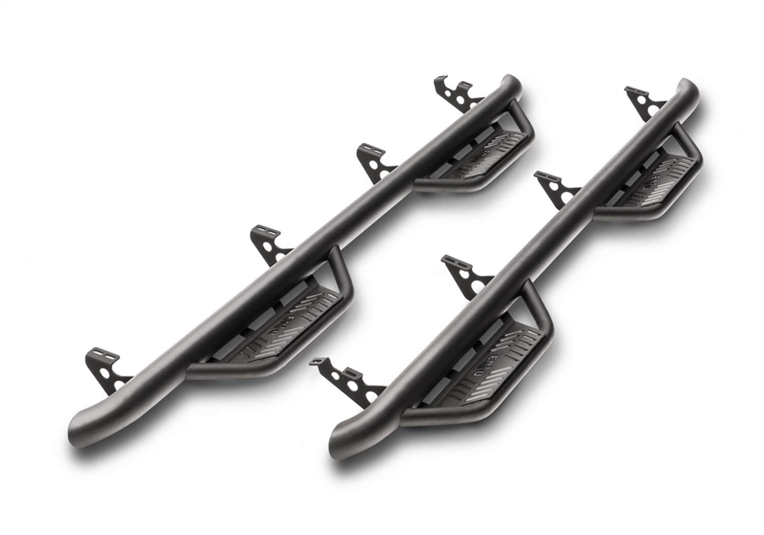 N-Fab Podium Lg Steps For Ford Ranger | Cab Length, Stainless Steel, Textured Black | Hpf1981Cc-Tx | Fits 2019-2020 Ford Ranger Crew Cab All Beds, Srw Gas