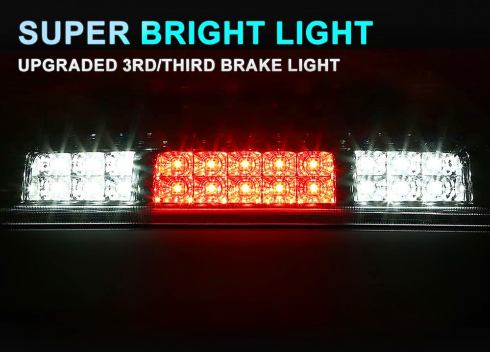 Pit66 Led 3Rd Brake Light, Compatible With 04-08 Ford F-150 Lobo/Fit 07-10 Ford Explorer Sport Trac/Fit 06-08 Lincoln Mark Lt Hi