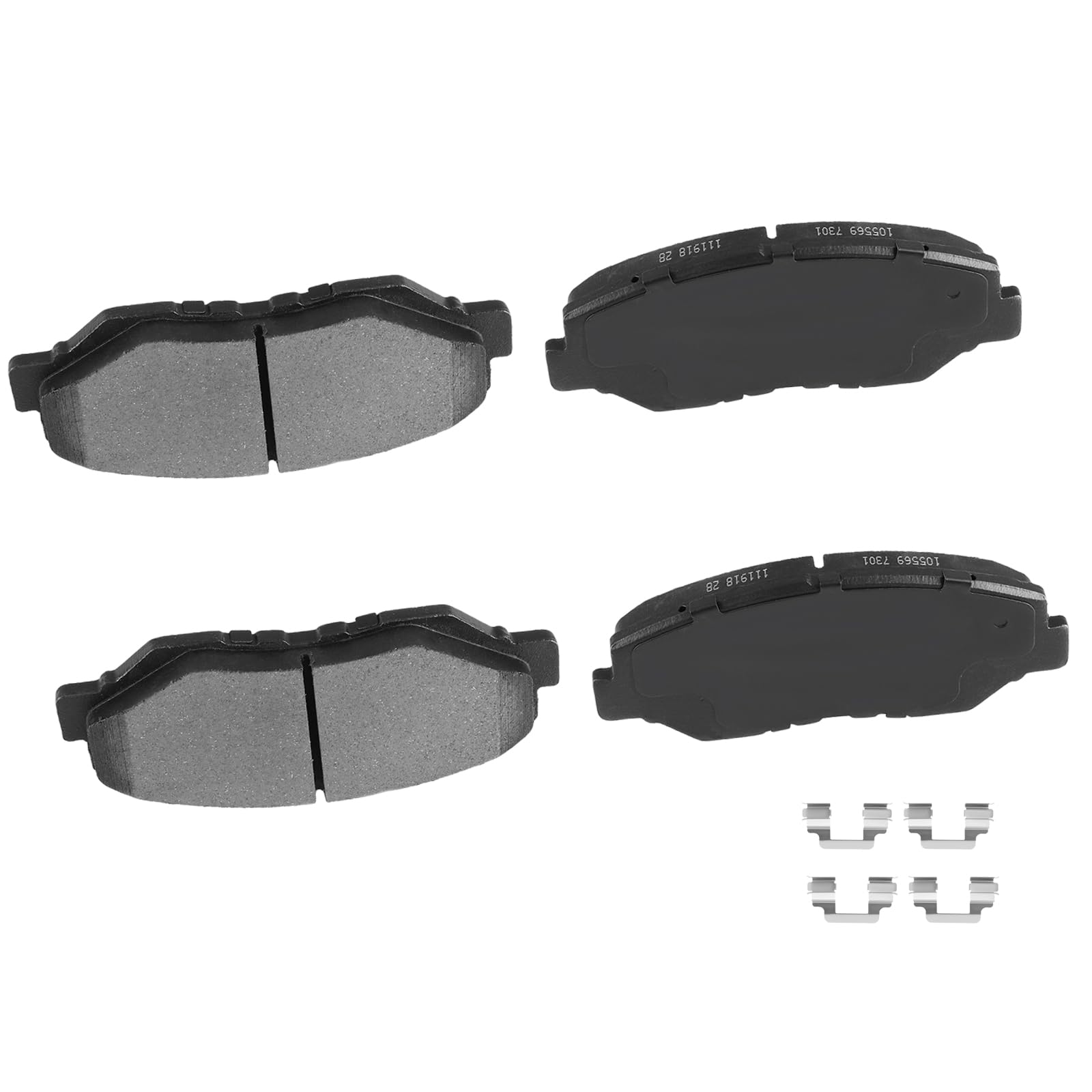 Cciyu D958 Front Ceramic Disc Brake Pads Kit For Honda For Accord 2003-2010 4Pcs