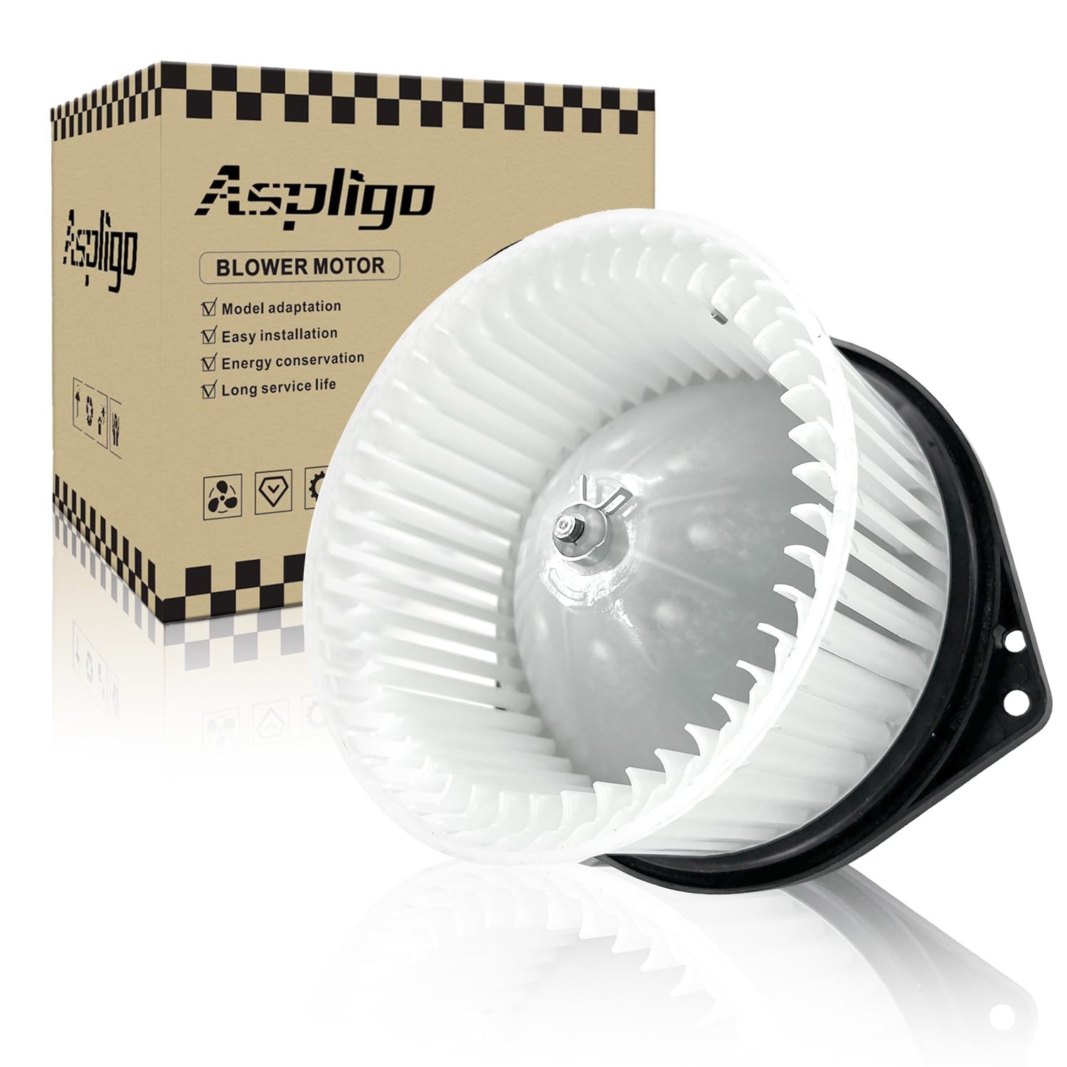 Aspligo 700038 Ac Heater Blower Motor Fan Assembly Fit For Mitsubishi Lancer 2002-2007, Outlander 2003-2006 Mr568593