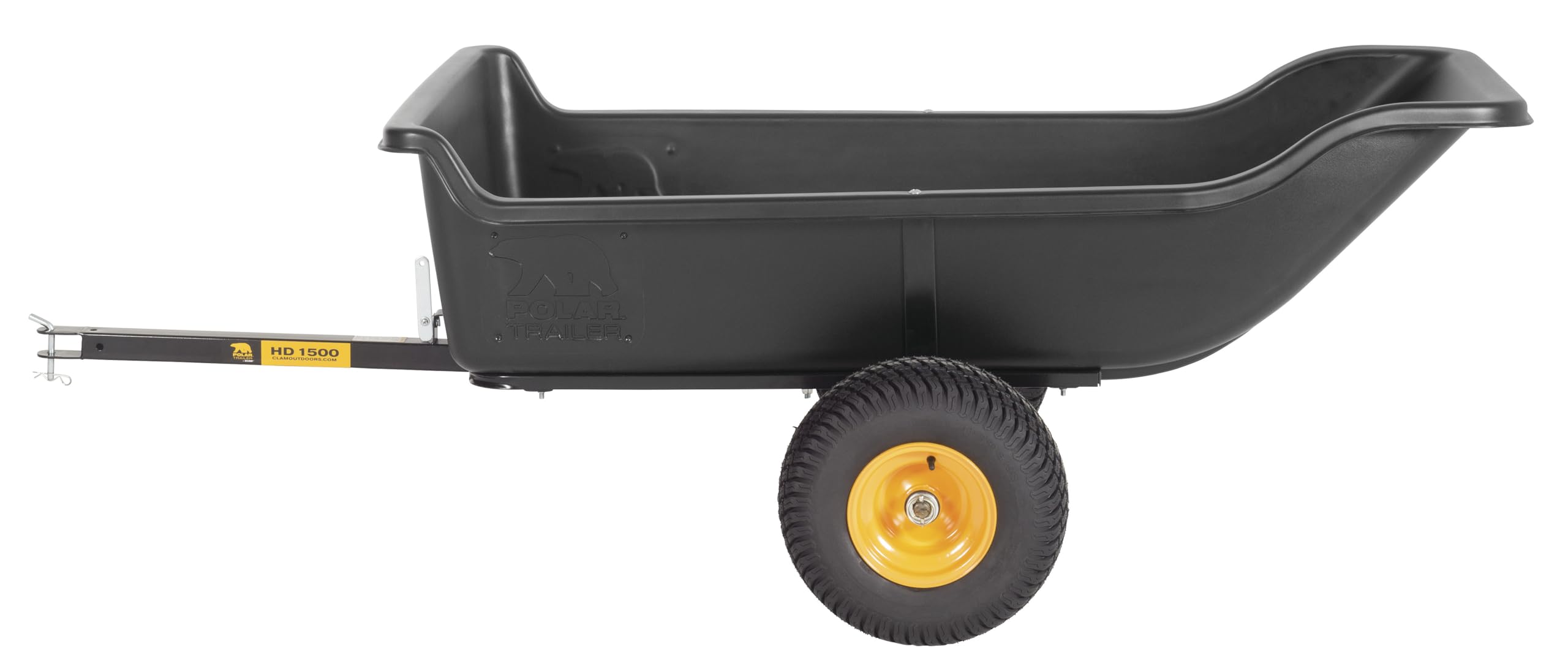 Polar Trailer 8233 HD 1500 Trailer, 1500 lbs. - 22 cu.ft, Black