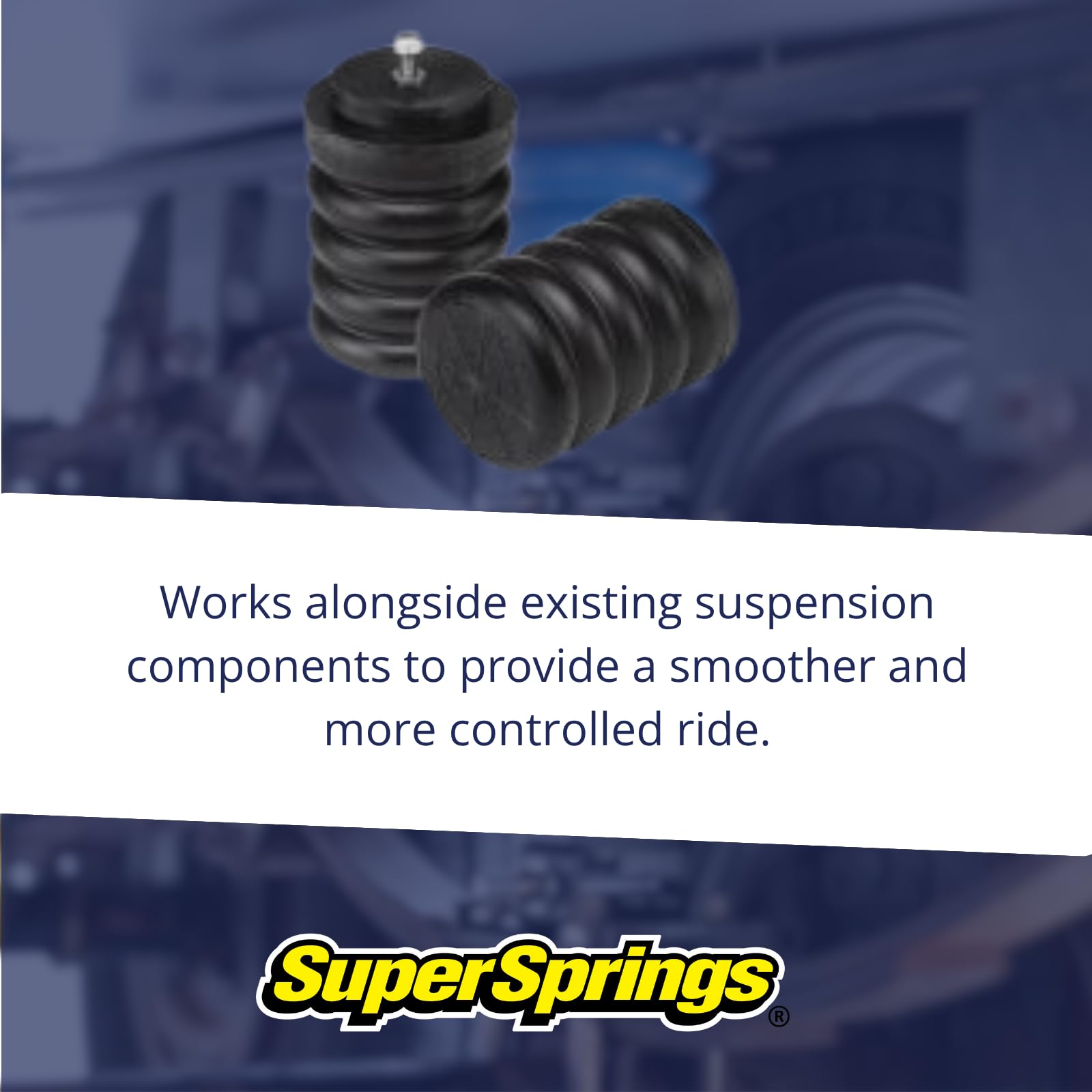 SuperSprings SSF-281-47 SumoSprings Front Solo for Chevrolet Kodiak 4500/5500, GMC TopKick 4500/5500 Left/Right Pair 1500 (lb) C