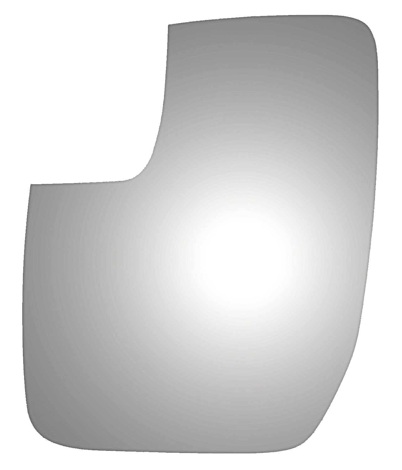 Burco 4378 Lower Flat Driver Side Replacement Mirror Glass for Ford E-150, E-250, E-350 Super Duty, E-450 Super Duty (2010, 2011, 2012, 2013, 2014, 2015)